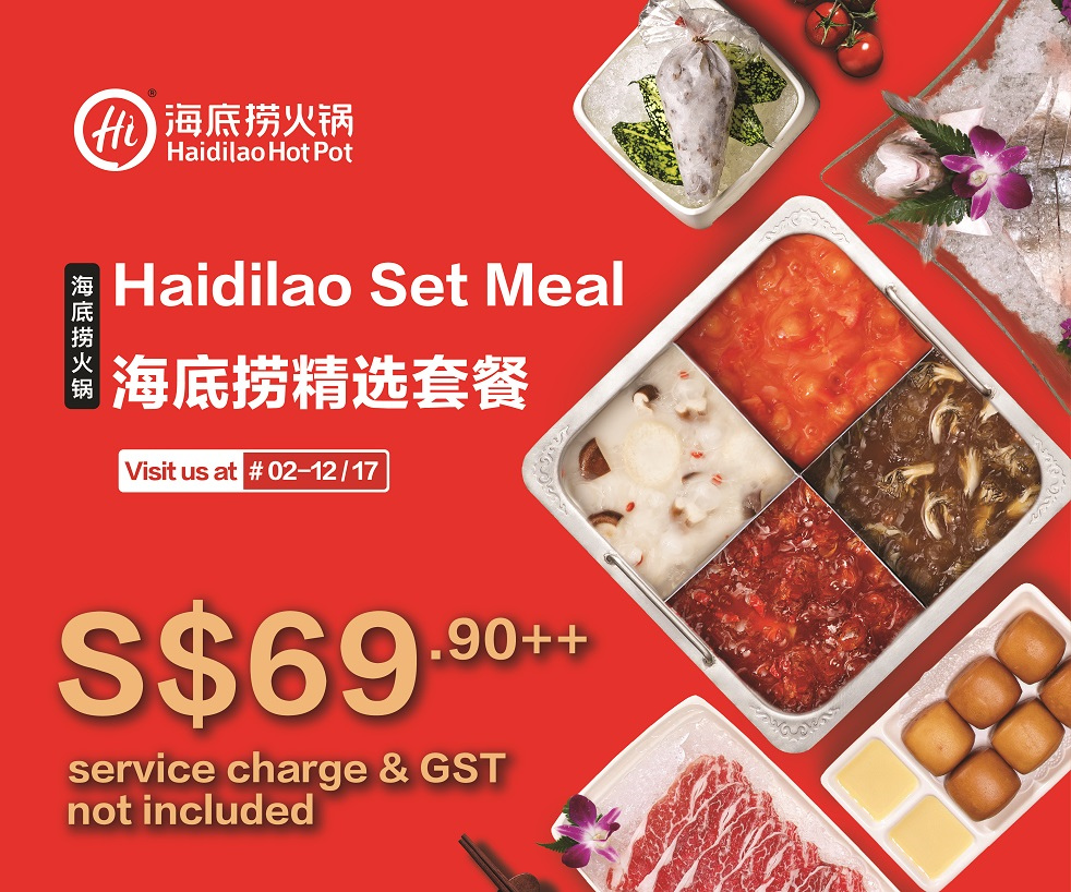 Premium Set Meal Haidilao Hot Pot 海底捞火锅 Food & Beverage JCube